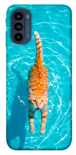 Чехол itsPrint Cat swimming для Motorola Moto G41