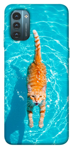 Чехол itsPrint Cat swimming для Nokia G21