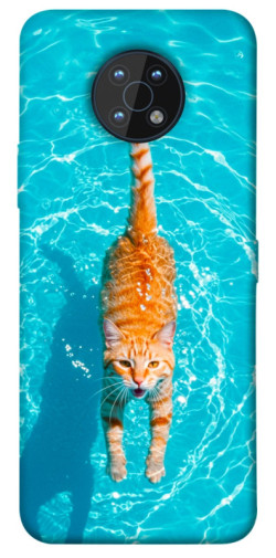 Чехол itsPrint Cat swimming для Nokia G50
