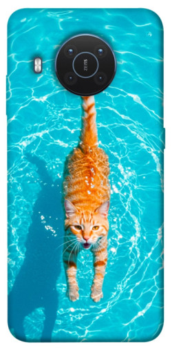 Чехол itsPrint Cat swimming для Nokia X10 / X20
