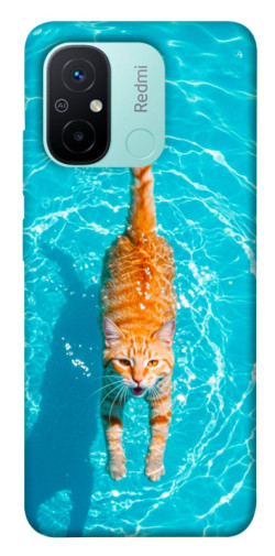 Чехол itsPrint Cat swimming для Xiaomi Redmi 12C