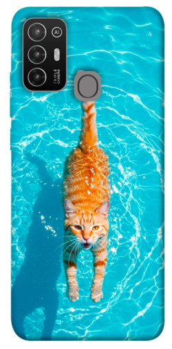 Чехол itsPrint Cat swimming для ZTE Blade A52