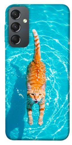 Чехол itsPrint Cat swimming для Samsung Galaxy A24 4G
