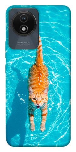 Чехол itsPrint Cat swimming для Vivo Y02