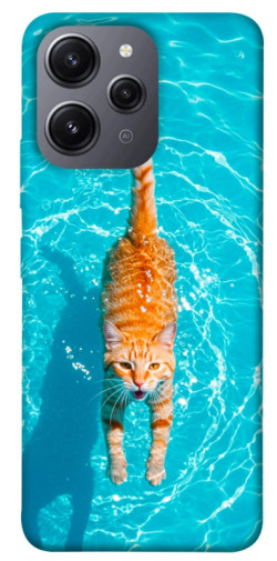 Чехол itsPrint Cat swimming для Xiaomi Redmi 12