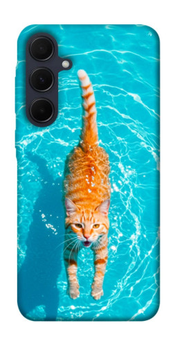 Чехол itsPrint Cat swimming для Samsung Galaxy A35