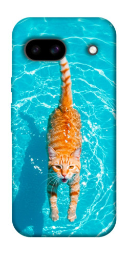 Чехол itsPrint Cat swimming для Google Pixel 8a