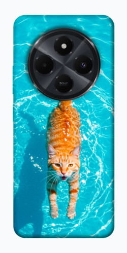 Чехол itsPrint Cat swimming для Xiaomi Redmi 14C / Poco C75
