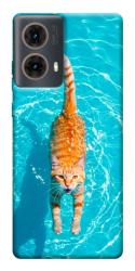 Чехол itsPrint Cat swimming для Motorola Moto G85