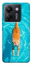 Чехол itsPrint Cat swimming для Xiaomi Poco M7 Pro 5G