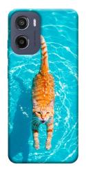 Чехол itsPrint Cat swimming для Motorola Moto G05