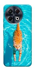 Чехол itsPrint Cat swimming для TECNO Spark 30 Pro (KL7)