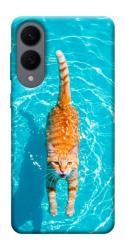 Чехол itsPrint Cat swimming для Samsung Galaxy S25 Edge