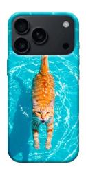 Чехол itsPrint Cat swimming для Apple iPhone 17 Pro (6.3")