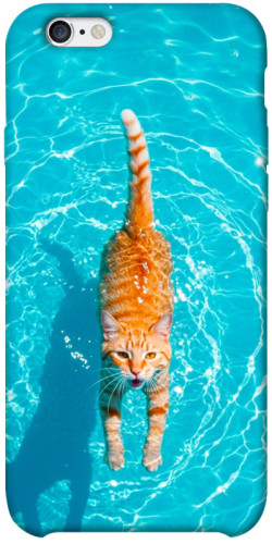 Чехол itsPrint Cat swimming для Apple iPhone 6/6s plus (5.5")