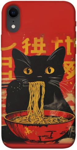 Чехол itsPrint Cat noodles для Apple iPhone XR (6.1")