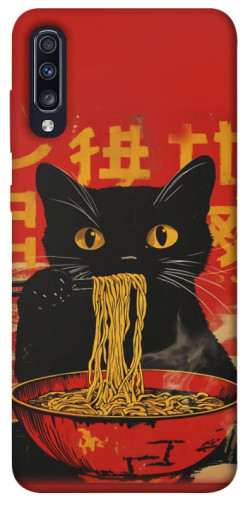 Чехол itsPrint Cat noodles для Samsung Galaxy A70 (A705F)