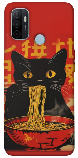 Чехол itsPrint Cat noodles для Oppo A53 / A32 / A33