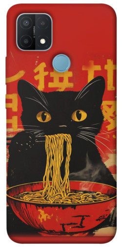 Чехол itsPrint Cat noodles для Oppo A15s / A15