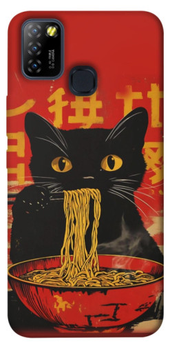 Чехол itsPrint Cat noodles для Infinix Hot 10 Lite