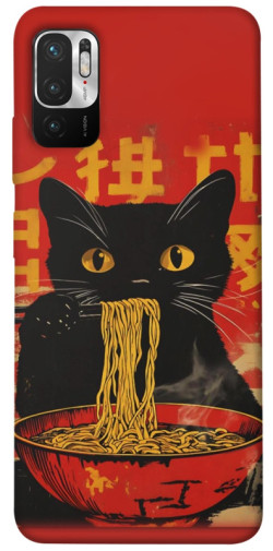 Чехол itsPrint Cat noodles для Xiaomi Redmi Note 10 5G