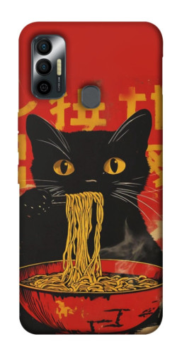 Чехол itsPrint Cat noodles для TECNO Spark 7
