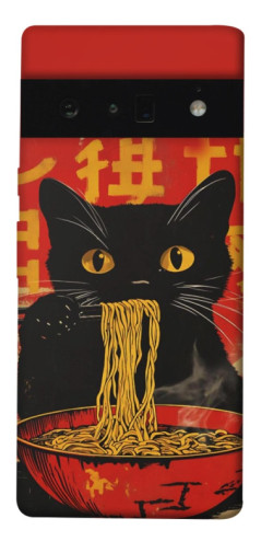 Чехол itsPrint Cat noodles для Google Pixel 6 Pro