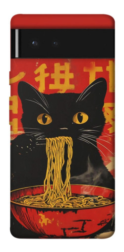 Чехол itsPrint Cat noodles для Google Pixel 6