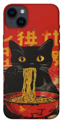 Чехол itsPrint Cat noodles для Apple iPhone 14 Plus (6.7")
