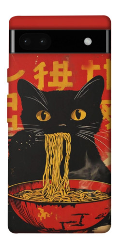 Чехол itsPrint Cat noodles для Google Pixel 6a