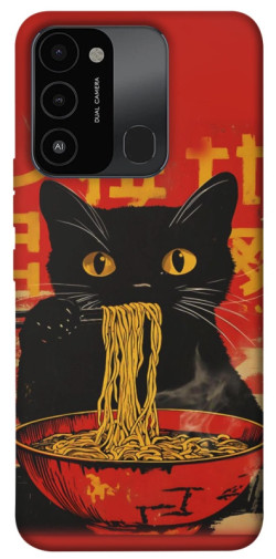 Чохол itsPrint Cat noodles для TECNO Spark 8C