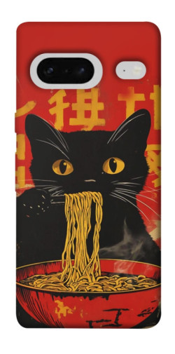 Чехол itsPrint Cat noodles для Google Pixel 7