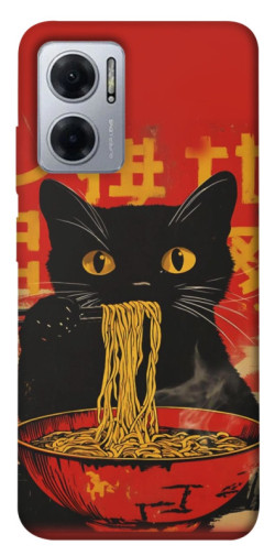 Чехол itsPrint Cat noodles для Xiaomi Redmi Note 11E