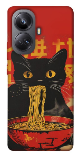 Чехол itsPrint Cat noodles для Realme 10 Pro+