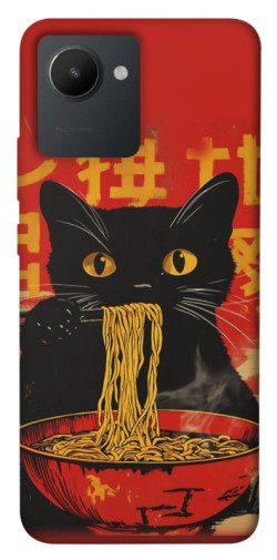 Чехол itsPrint Cat noodles для Realme C30s