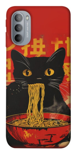 Чехол itsPrint Cat noodles для Motorola Moto G31