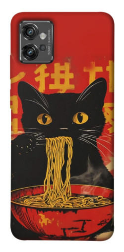 Чехол itsPrint Cat noodles для Motorola Moto G32