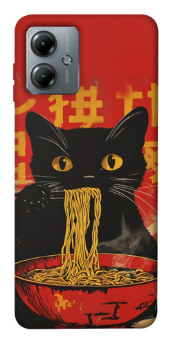 Чехол itsPrint Cat noodles для Motorola Moto G14