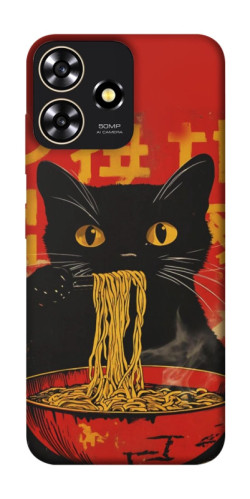 Чехол itsPrint Cat noodles для ZTE Blade A73 4G