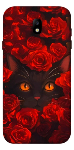 Чохол itsPrint Rose cat для Samsung J730 Galaxy J7 (2017)
