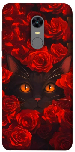 Чехол itsPrint Rose cat для Xiaomi Redmi 5 Plus / Redmi Note 5 (Single Camera)