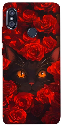 Чехол itsPrint Rose cat для Xiaomi Redmi Note 5 Pro / Note 5 (AI Dual Camera)