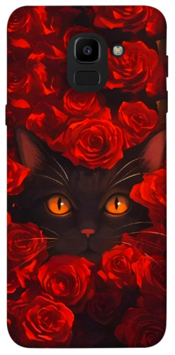 Чехол itsPrint Rose cat для Samsung J600F Galaxy J6 (2018)