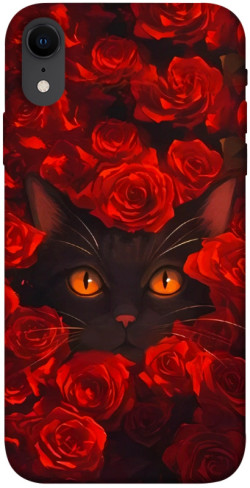 Чехол itsPrint Rose cat для Apple iPhone XR (6.1")