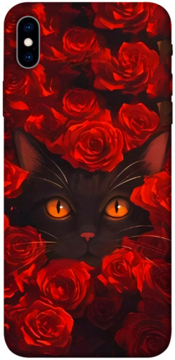 Чехол itsPrint Rose cat для Apple iPhone XS Max (6.5")
