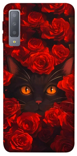 Чехол itsPrint Rose cat для Samsung A750 Galaxy A7 (2018)