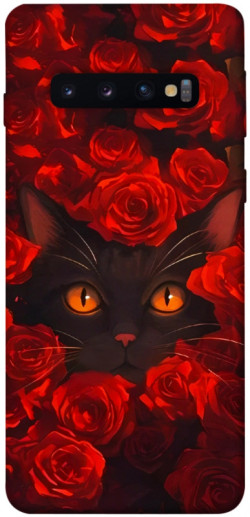 Чехол itsPrint Rose cat для Samsung Galaxy S10