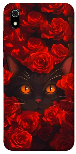 Чохол itsPrint Rose cat для Xiaomi Redmi 7A