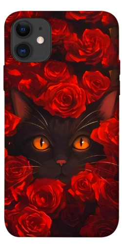 Чехол itsPrint Rose cat для Apple iPhone 11 (6.1")