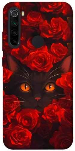 Чехол itsPrint Rose cat для Xiaomi Redmi Note 8